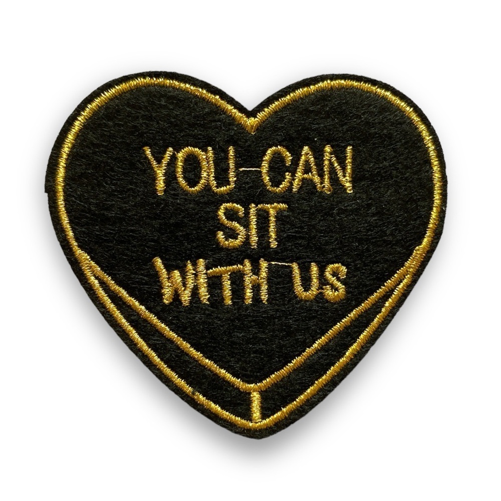 Iron on Patch “You can sit with us”